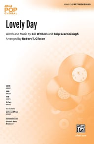 Lovely Day Two-Part choral sheet music cover Thumbnail